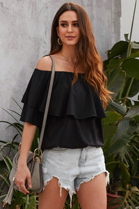 Off-Shoulder Frilled Top