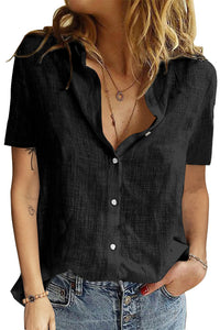 Textured Button Down Top