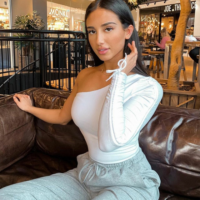 Pleated Long Sleeve