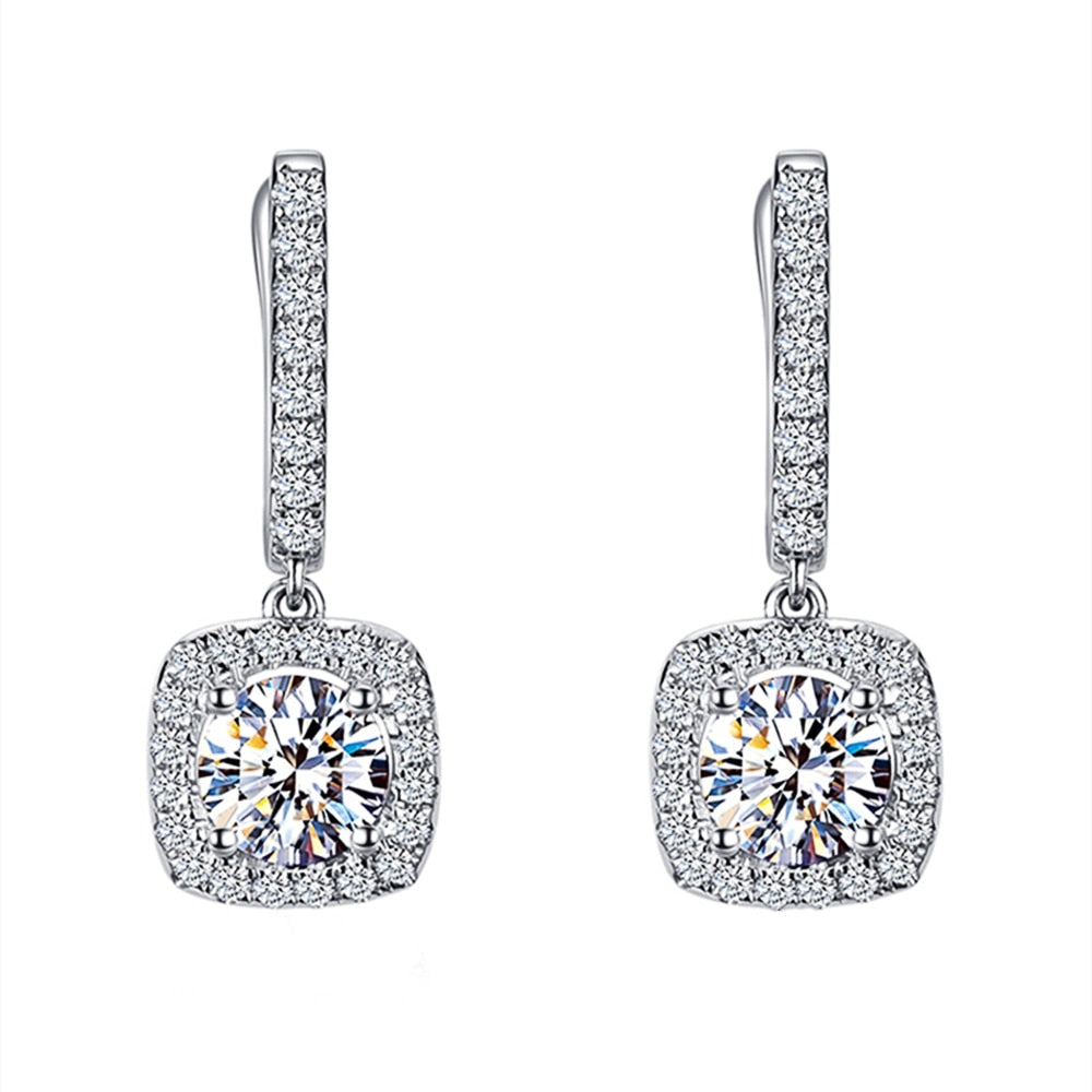Square Drop Earrings